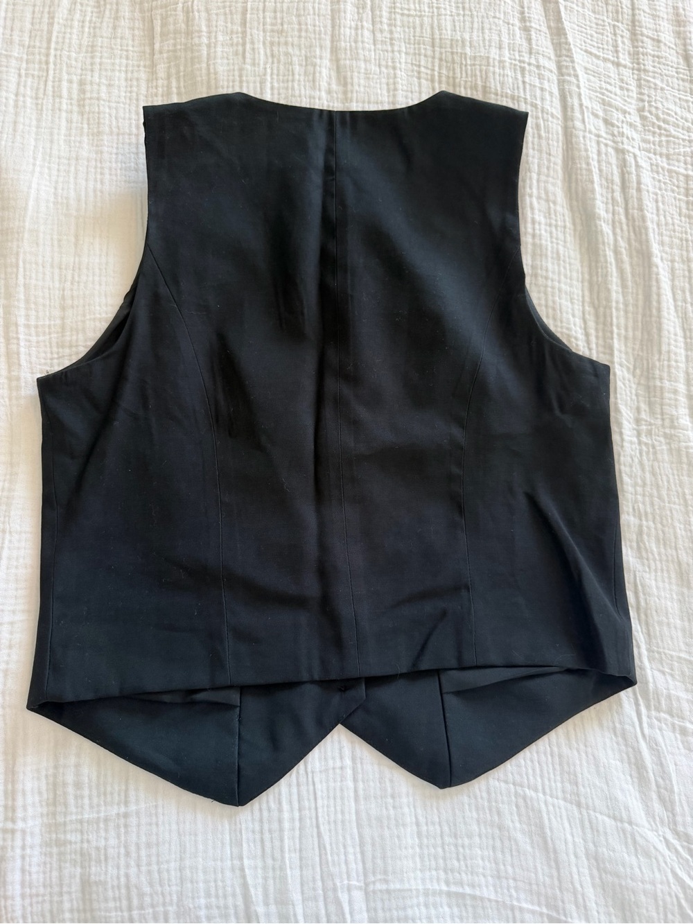 Women’s a new day Black Classic Button Tailored Vest - Picture 5 of 8